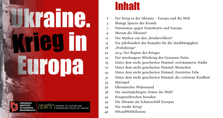 Ukraine Krieg in Europa Ukrainian Institut of National Rememberance Deutsch1